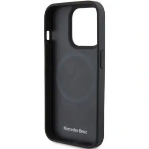 Wholesale Mercedes MEHMP15X23RCMK Apple iPhone 15 Pro Max hardcase Smooth Leather MagSafe black - MRS233 - {ean13} - Hurt