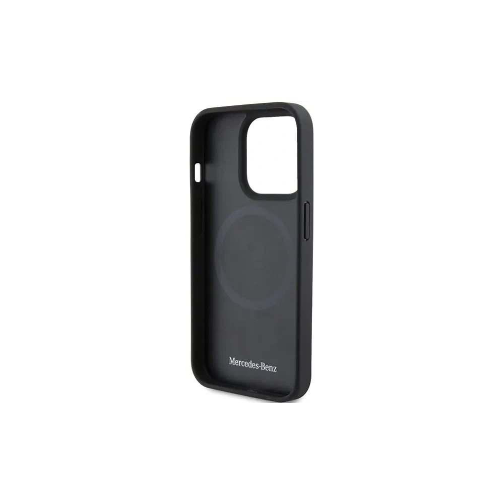 Hurtownia GSM - Mercedes MEHMP15X23RCMK Apple iPhone 15 Pro Max Hartschale Glattes Leder MagSafe schwarz - MRS233 - {ean13} - Hurt
