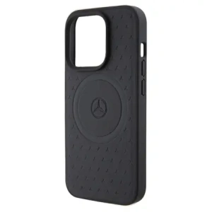 Hurtownia GSM - Etui Mercedes MEHMP15X23RGSK Apple iPhone 15 Pro Max tvrdý kryt Star Pattern Leather MagSafe černý/black - MRS235 - {ean13} - Hurt