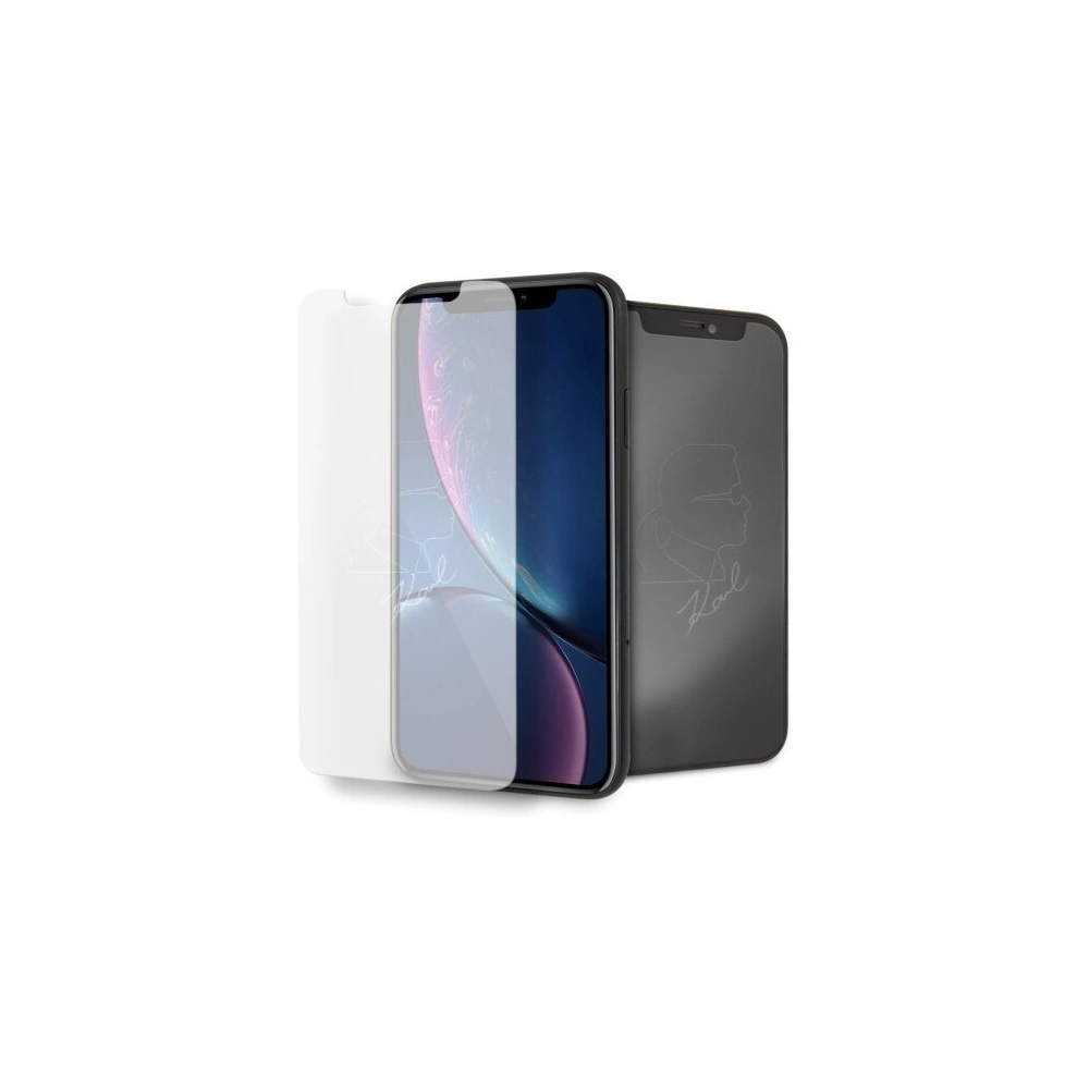 Hurtownia GSM - Karl Lagerfeld szkło hartowane iPhone Xr KLTGMI61TR Silohouette Magic Logo - KLD254 - {ean13} - Hurt