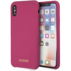 Etui Guess GUHCPXLSGLPI Apple iPhone X/XS pink/różowy hard case Silicone