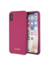 Etui Guess GUHCPXLSGLPI Apple iPhone X/XS pink/różowy hard case Silicone