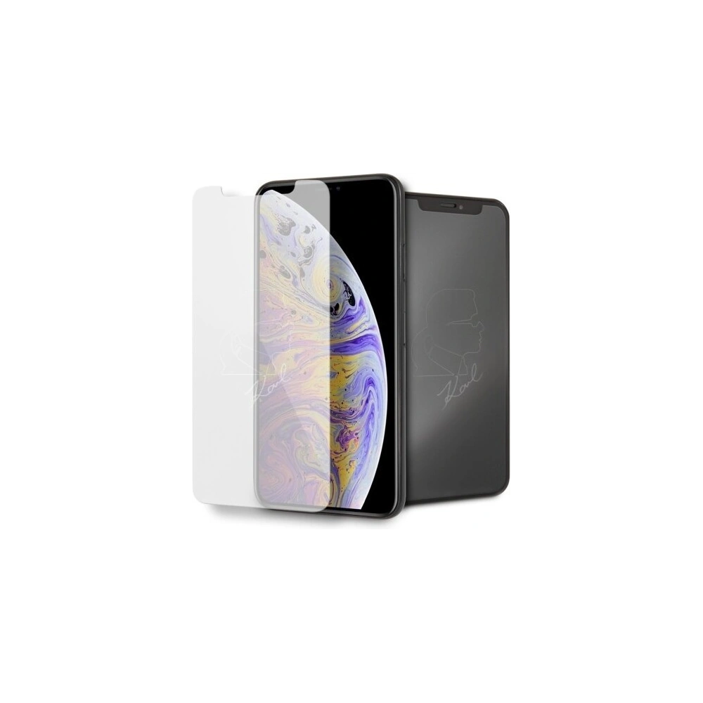 Hurtownia GSM - Karl Lagerfeld szkło hartowane iPhone Xs Max KLTGMI65TR Silohouette Magic Logo - KLD255 - {ean13} - Hurt