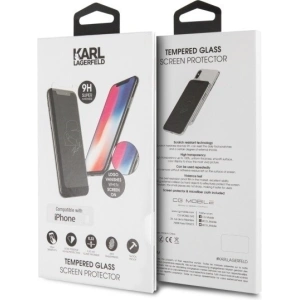 Hurtownia GSM - Karl Lagerfeld gehärtetes Glas iPhone Xs Max KLTGMI65TR Silhouetten Magic Logo - KLD255 - {ean13} - Hurt