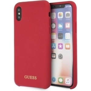 Hurtownia GSM - Etui Guess GUHCPXLSGLRE Apple iPhone X/XS roșu hard case din silicon - GUE332RED - {ean13} - Hurt