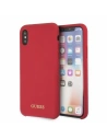 Etui Guess GUHCPXLSGLRE Apple iPhone X/XS red/czerwony hard case Silicone