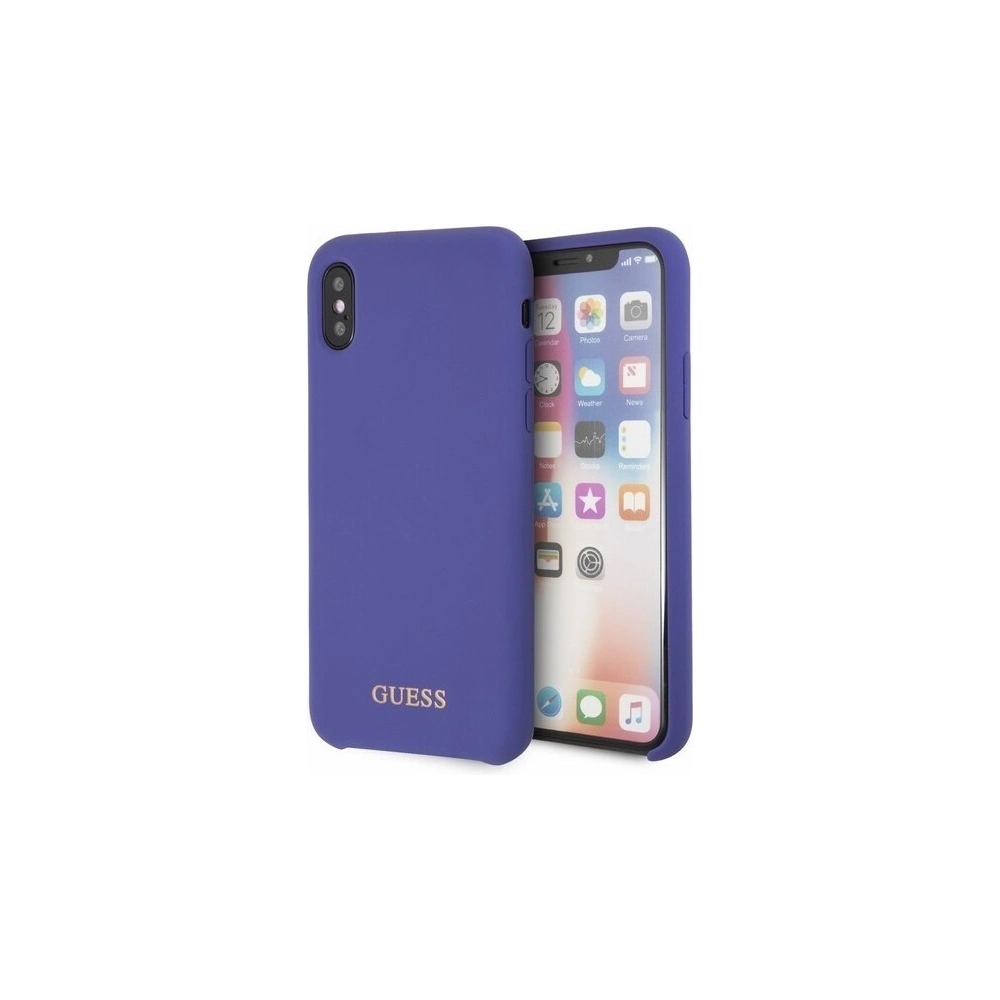 Hurtownia GSM - Etui Guess GUHCPXLSGLUV Apple iPhone X/XS violet/hard case din silicon - GUE333PRP - {ean13} - Hurt