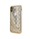 Hurtownia GSM - Etui Guess GUHCPXPEOLGGO Apple iPhone X/XS złoty/gold hard case 4G Peony Liquid Glitter - GUE334GLD - {ean13} - Hurt