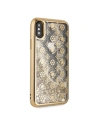 Hurtownia GSM - Etui Guess GUHCPXPEOLGGO Apple iPhone X/XS złoty/gold hard case 4G Peony Liquid Glitter - GUE334GLD - {ean13} - Hurt