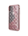 Hurtownia GSM - Etui Guess GUHCPXPEOLGPI Apple iPhone X/XS różowy/pink hard case 4G Peony Liquid Glitter - GUE335PNK - {ean13} - Hurt