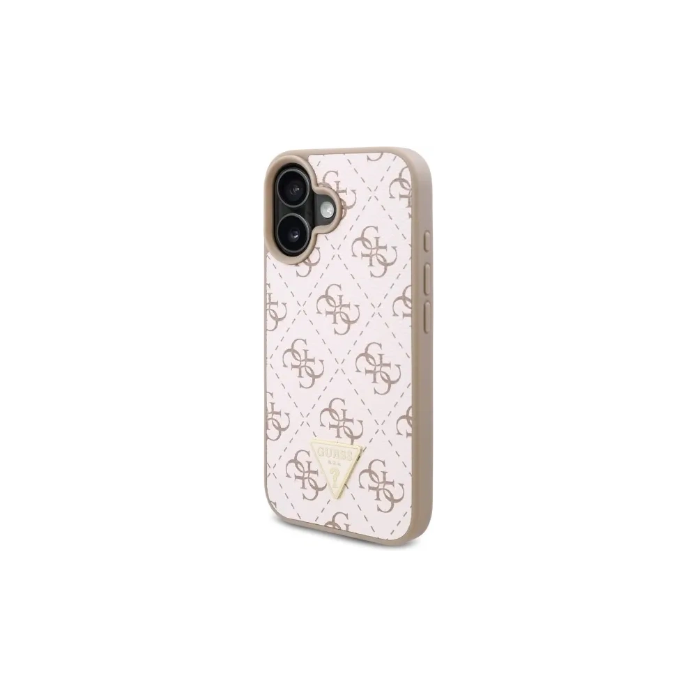 Hurtownia GSM - Etui Guess GUHCP16SPG4GPH Apple iPhone 16 hardcase New 4G Triangle biały/white - GUE4106 - {ean13} - Hurt