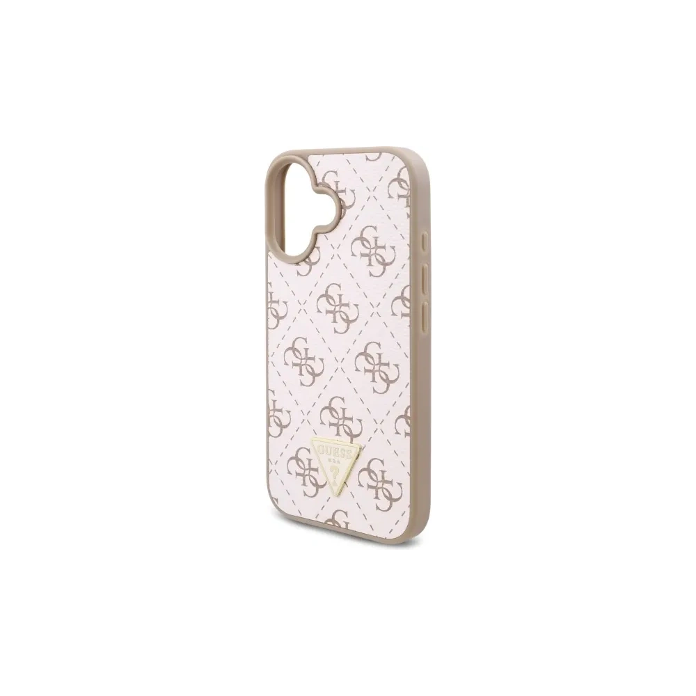 Hurtownia GSM - Etui Guess GUHCP16SPG4GPH Apple iPhone 16 hardcase New 4G Triangle biały/white - GUE4106 - {ean13} - Hurt