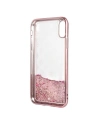 Hurtownia GSM - Etui Guess GUHCPXPEOLGPI Apple iPhone X/XS różowy/pink hard case 4G Peony Liquid Glitter - GUE335PNK - {ean13} - Hurt
