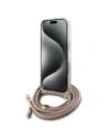 Hurtownia GSM - Guess GUHCP16XHC4SEP Apple iPhone 16 Pro Max husă dură Crossbody Cord 4G Imprimare roz - GUE4109 - {ean13} - Hurt