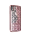 Hurtownia GSM - Etui Guess GUHCPXPEOLGPI Apple iPhone X/XS różowy/pink hard case 4G Peony Liquid Glitter - GUE335PNK - {ean13} - Hurt