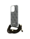 Hurtownia GSM - Guess GUHCP16XHC4SEW Apple iPhone 16 Pro Max Hardcase Crossbody Cord 4G Druck braun - GUE4110 - {ean13} - Hurt