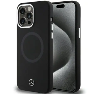 Hurtownia GSM - Mercedes MEHMP15X23SCMK Apple iPhone 15 Pro Max Hardcase Silikon Bicolor MagSafe schwarz - MRS238 - {ean13} - Hurt