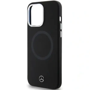 Wholesale Mercedes MEHMP15X23SCMK Apple iPhone 15 Pro Max hardcase Silicone Bicolor MagSafe black - MRS238 - {ean13} - Hurt