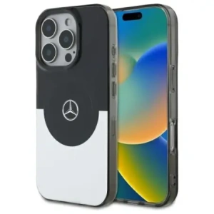 Hurtownia GSM - Etui Mercedes MEHMP16L23HBIGK Apple iPhone 16 Pro hardcase Double Layer BiColor MagSafe czarny srebrny/black silver - MRS240 - {ean13} - Hurt