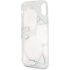Hurtownia GSM - Etui Guess GUHCPXROSTR Apple iPhone X transparent hard case Flower Desire red rose - GUE336CL - {ean13} - Hurt