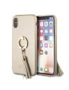 Etui Guess GUHCPXRSSABE Apple iPhone X/XS beige/beżowy hard case Saffiano with ring stand