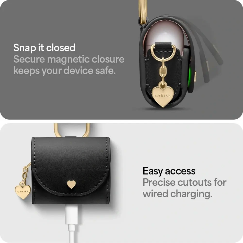 Wholesale Spigen Cyrill Mini Bag Apple AirPods 4 Black - SPN16527 - {ean13} - Hurt