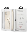 Hurtownia GSM - Etui Guess GUHCPXRSSABE Apple iPhone X/XS beige/beżowy hard case Saffiano with ring stand - GUE337BEI - {ean13} - Hurt