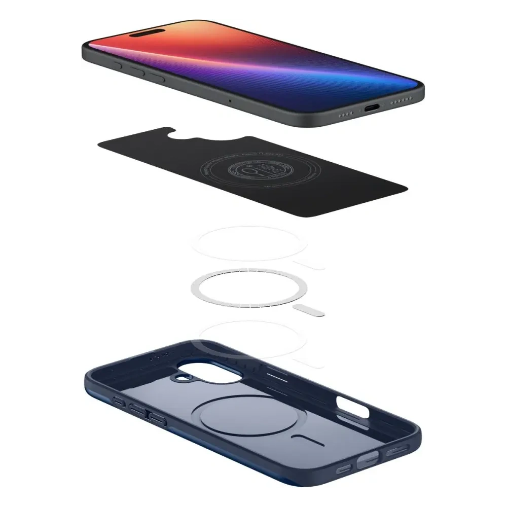 Hurtownia GSM - Spigen Thin Fit Mag MagSafe Apple iPhone 16 Albastru Marin - SPN16530 - {ean13} - Hurt