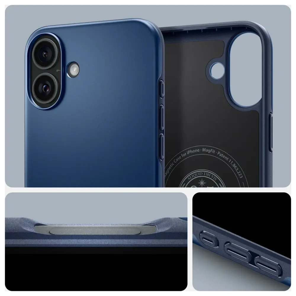Hurtownia GSM - Spigen Thin Fit Mag MagSafe Apple iPhone 16 Albastru Marin - SPN16530 - {ean13} - Hurt
