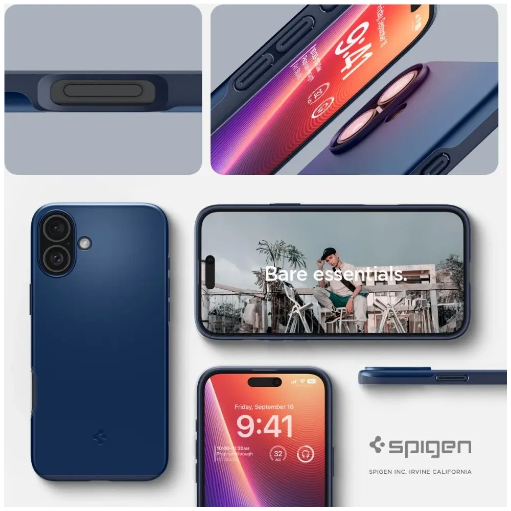 Hurtownia GSM - Spigen Thin Fit Mag MagSafe Apple iPhone 16 Albastru Marin - SPN16530 - {ean13} - Hurt