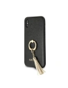 Hurtownia GSM - Etui Guess GUHCPXRSSABK Apple iPhone X/XS black/czarny hard case Saffiano with ring stand - GUE338BLK - {ean13} - Hurt