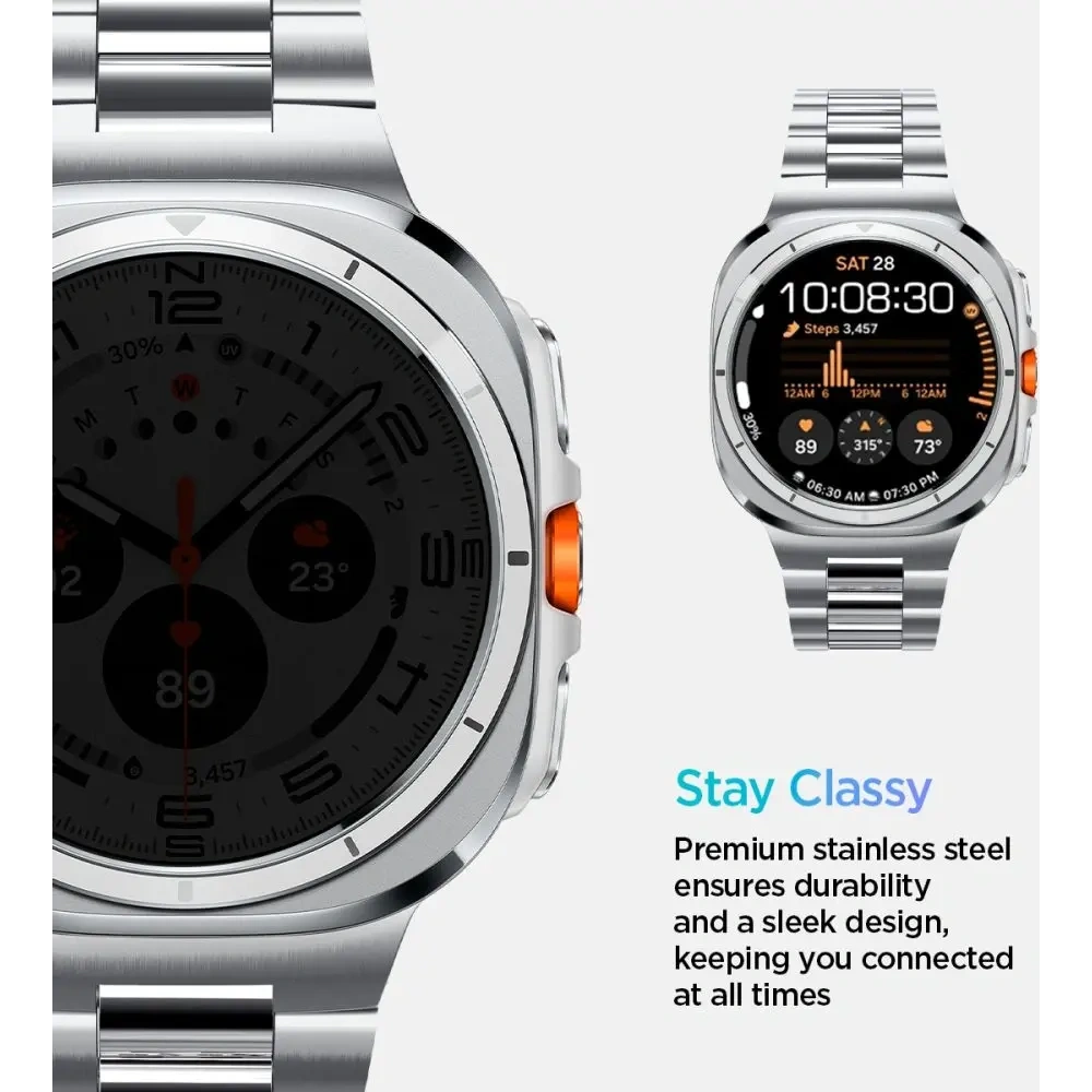 Wholesale Spigen Modern Fit Band Samsung Galaxy Watch Ultra 47mm Silver - SPN16531 - {ean13} - Hurt