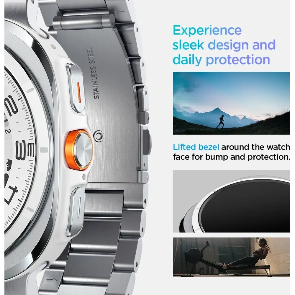 Wholesale Spigen Modern Fit Band Samsung Galaxy Watch Ultra 47mm Silver - SPN16531 - {ean13} - Hurt