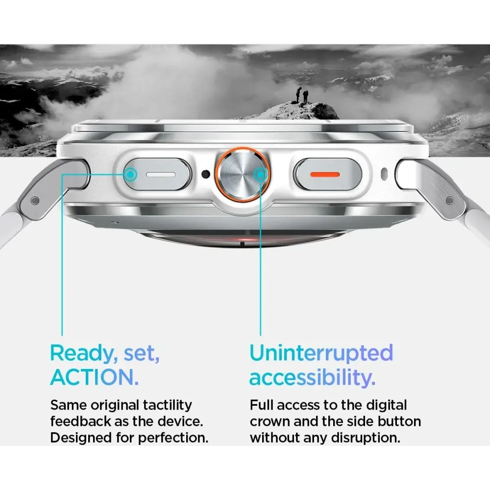 Wholesale Spigen Modern Fit Band Samsung Galaxy Watch Ultra 47mm Silver - SPN16531 - {ean13} - Hurt