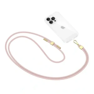 Hurtownia GSM - Smyč / pásek Tech-Protect C2S Rope Crossbody Strap Baby Pink/gold - THP3454 - {ean13} - Hurt