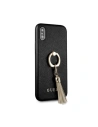 Hurtownia GSM - Etui Guess GUHCPXRSSABK Apple iPhone X/XS black/czarny hard case Saffiano with ring stand - GUE338BLK - {ean13} - Hurt