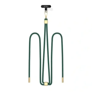 Hurtownia GSM - Smyč / pásek Tech-Protect C2S Rope Crossbody Strap Hunter Green/gold - THP3455 - {ean13} - Hurt
