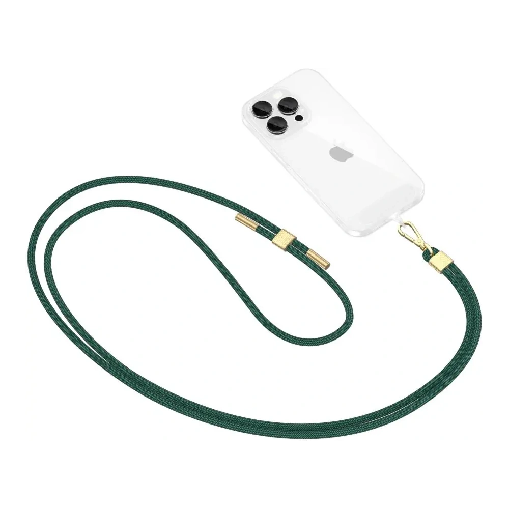 Hurtownia GSM - Tech-Protect C2S Curea de umăr din sfoară Verde vânătoare/aurie - THP3455 - {ean13} - Hurt