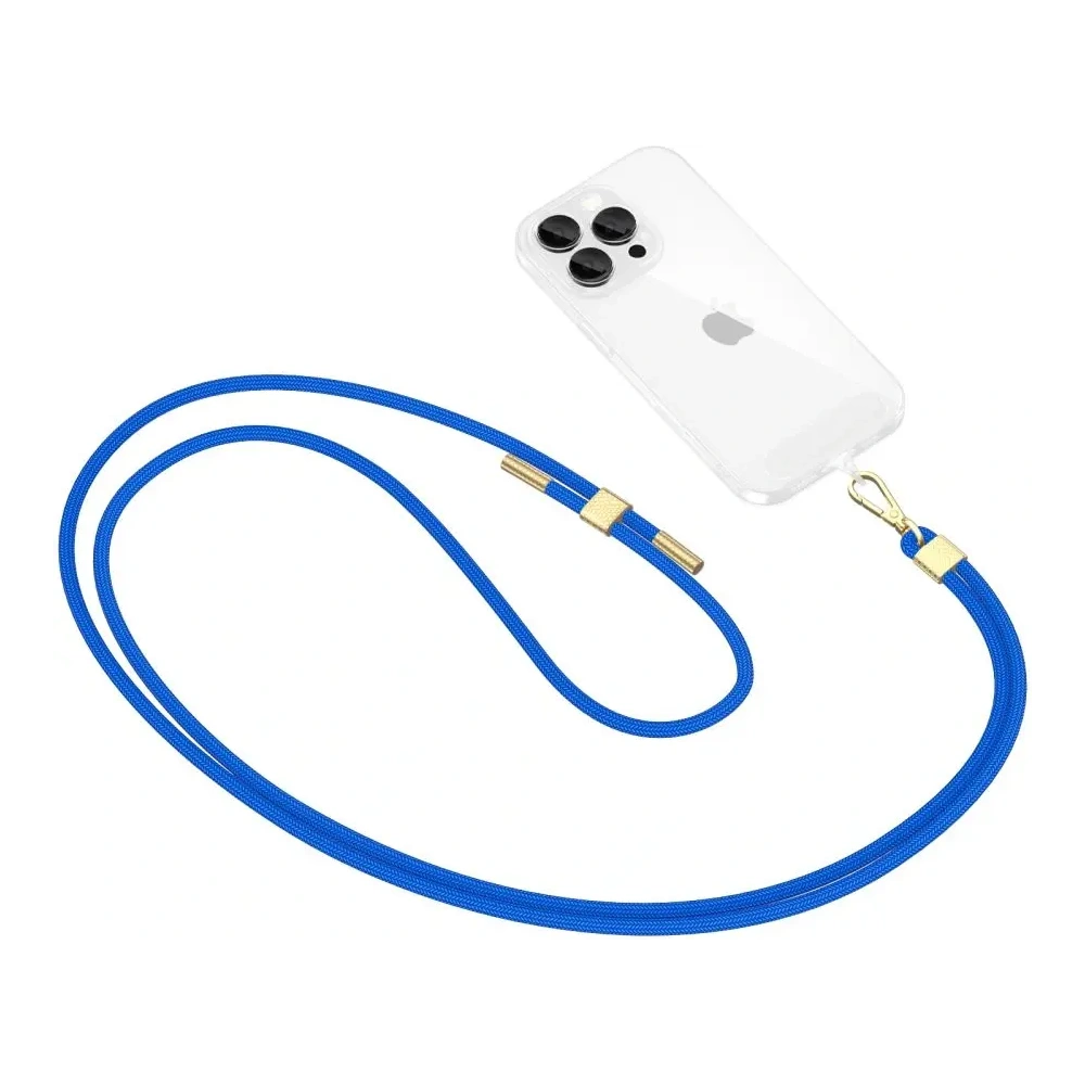Hurtownia GSM - Smyčce / pásek Tech-Protect C2S Rope Crossbody Strap Cobalt Blue/gold - THP3456 - {ean13} - Hurt