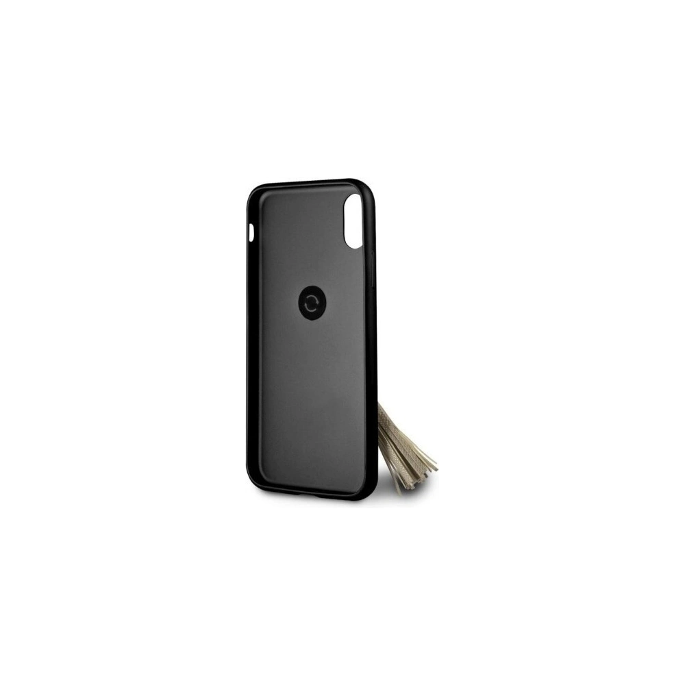 Wholesale Guess GUHCPXRSSABK iPhone X/Xs black hard case Saffiano with ring stand - GUE338BLK - {ean13} - Hurt