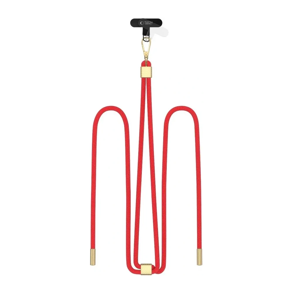 Hurtownia GSM - Tech-Protect Curea încrucișată C2S cu frânghie Roșu/auriu - THP3458 - {ean13} - Hurt