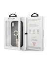 Wholesale Guess GUHCPXRSSABK iPhone X/Xs black hard case Saffiano with ring stand - GUE338BLK - {ean13} - Hurt