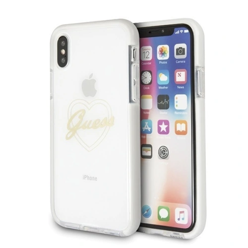Etui Guess GUHCPXSHGO Apple iPhone X/XS hardcase gold Heart ShockProof