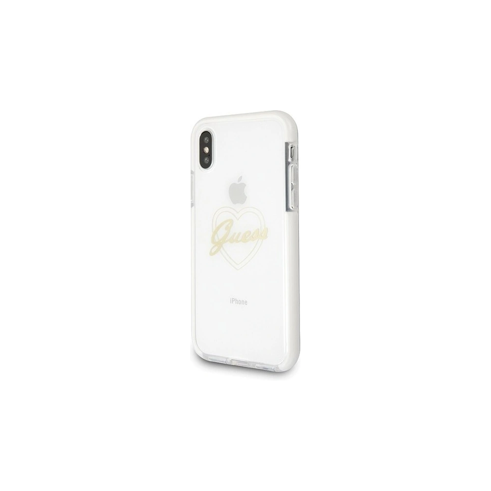 Hurtownia GSM - Etui Guess GUHCPXSHGO Apple iPhone X/XS hardcase gold Heart ShockProof - GUE339GLD - {ean13} - Hurt