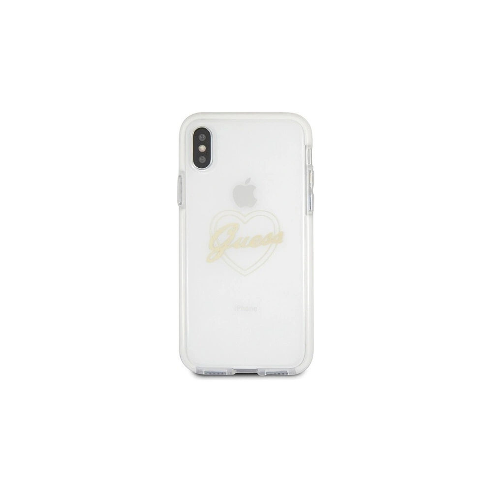 Hurtownia GSM - Etui Guess GUHCPXSHGO Apple iPhone X/XS hardcase gold Heart ShockProof - GUE339GLD - {ean13} - Hurt