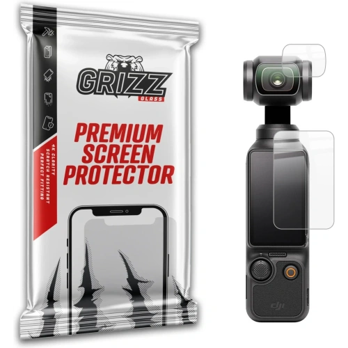 Szkło hybrydowe GrizzGlass HybridGlass do DJI Osmo Pocket 3
