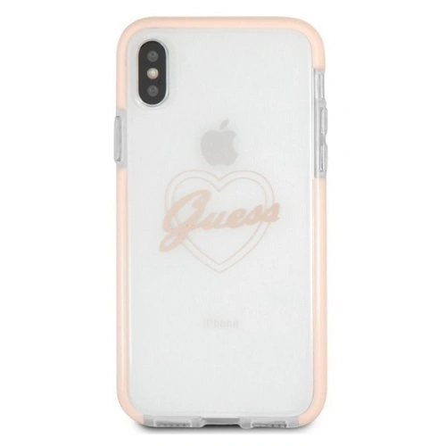 Etui Guess GUHCPXSHPI Apple iPhone X/XS hardcase pink Heart ShockProof