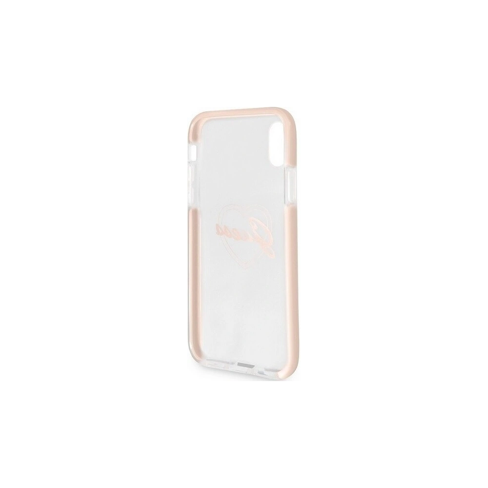 Hurtownia GSM - Etui Guess GUHCPXSHPI Apple iPhone X/XS hardcase pink Heart ShockProof - GUE340PNK - {ean13} - Hurt