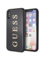 Etui Guess GUHCPXTGGGBK Apple iPhone X/XS czarny/black hard case Classic Double Layer Glitter