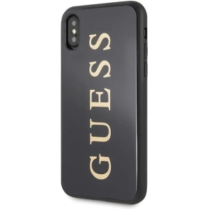 Hurtownia GSM - Etui Guess GUHCPXTGGGBK Apple iPhone X/XS czarny/black hard case Classic Double Layer Glitter - GUE341BLK - {ean13} - Hurt